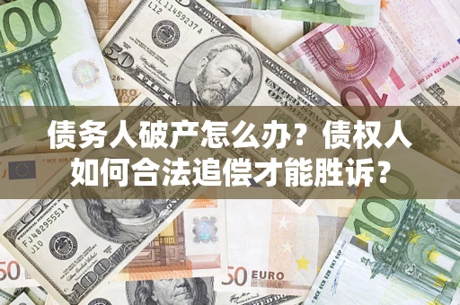 北京债务人破产怎么办？债权人如何合法追偿才能胜诉？
