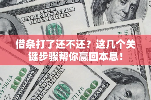 北京借条打了还不还？这几个关键步骤帮你赢回本息！