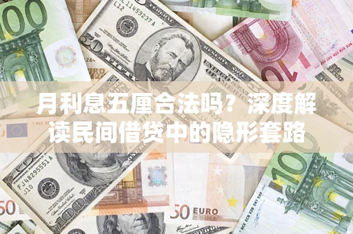 北京月利息五厘合法吗？深度解读民间借贷中的隐形套路