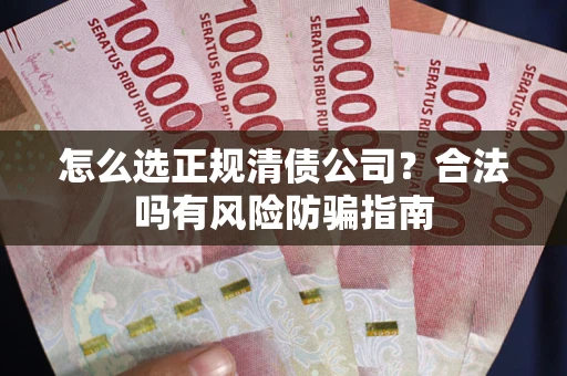 北京怎么选正规清债公司？合法吗有风险防骗指南